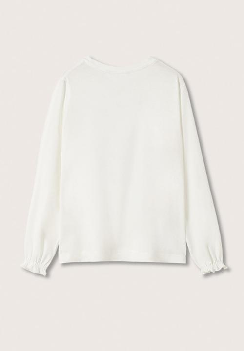 MANGO - T-shirt jolie - white