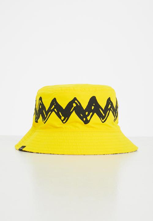 Converse - Peanuts bucket hat - yellow & neutral