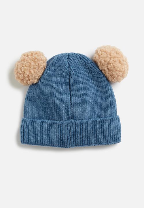 Pop Candy - Baby bear beanie - blue