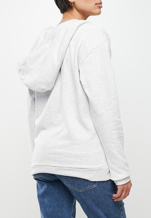 Superbalist - Materntiy nursing pocket hoodie - ice melange