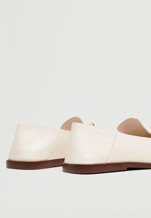 MANGO - Train1 leather loafer - natural