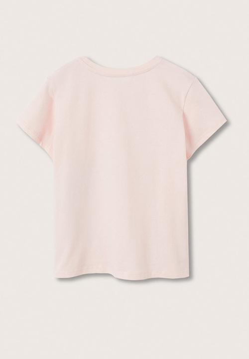 MANGO - T-shirt animals - pink
