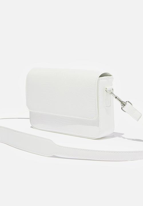 Rubi - Lexi cross body bag - white mini texture