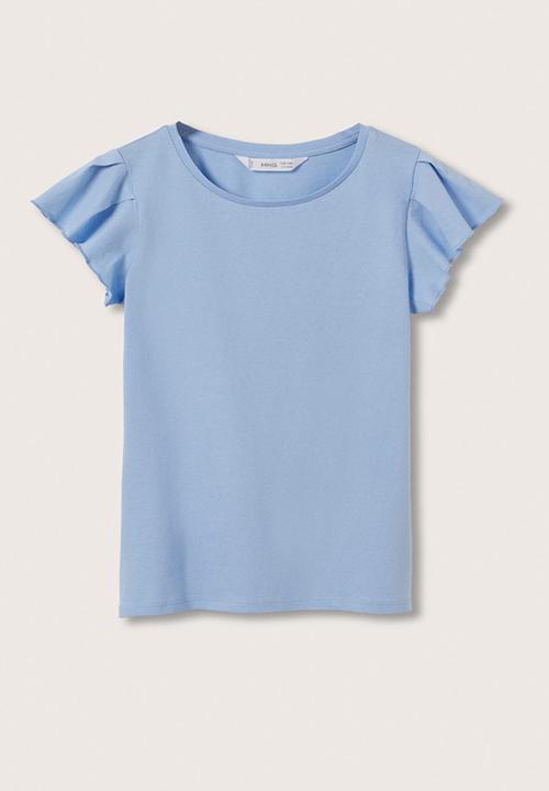 MANGO - T-shirt soft  - blue