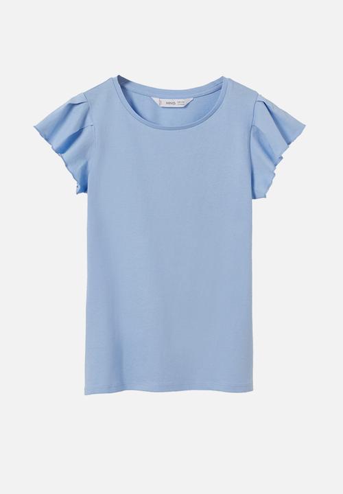 MANGO - T-shirt soft  - blue