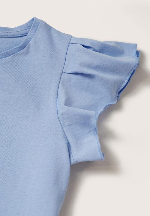 MANGO - T-shirt soft  - blue