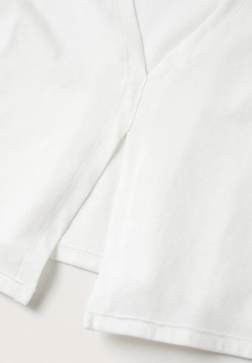 MANGO - T-shirt holly - white