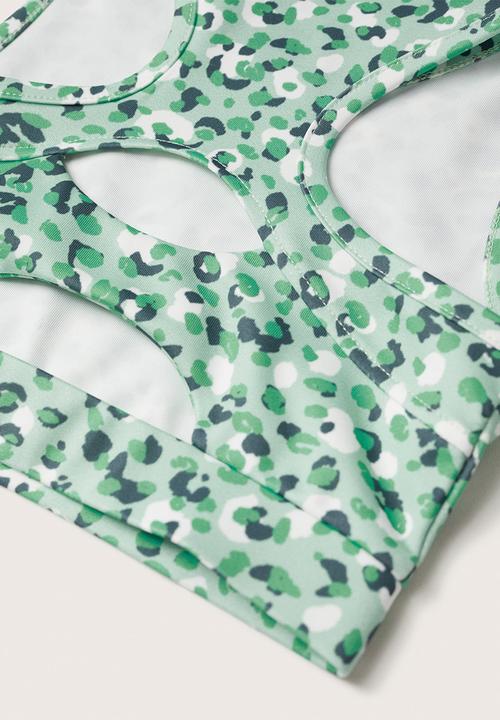 MANGO - T-shirt leot - green