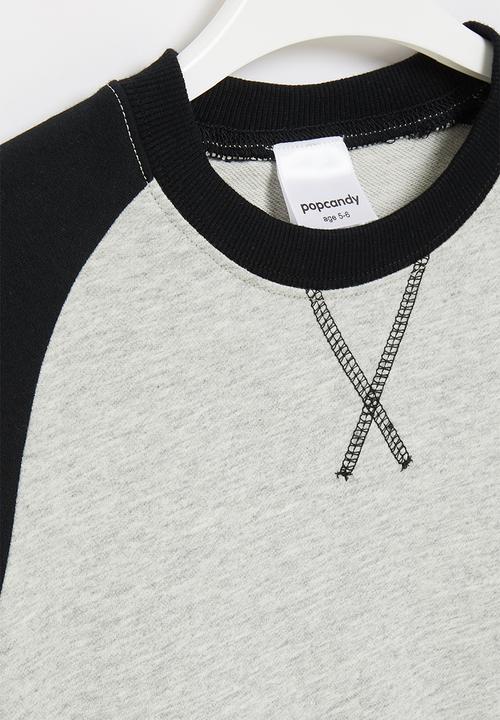 Pop Candy - Boys sweatshirt - grey & black