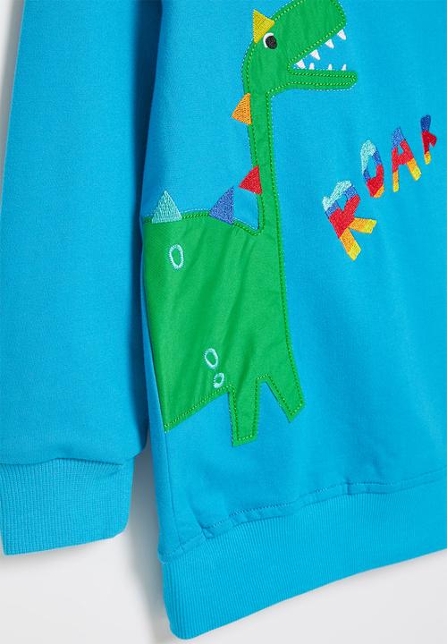 Pop Candy - Boys graphic sweatshirt - blue & green