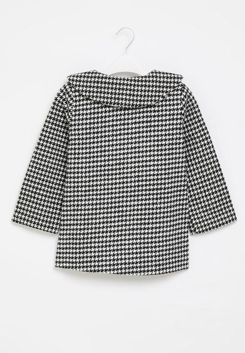 Pop Candy - Girls coat - black & white