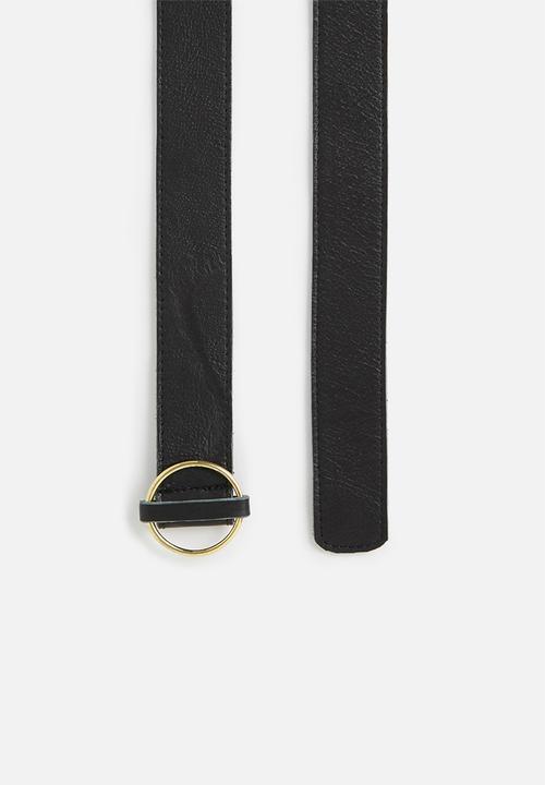 Superbalist - Larna leather waist belt - black