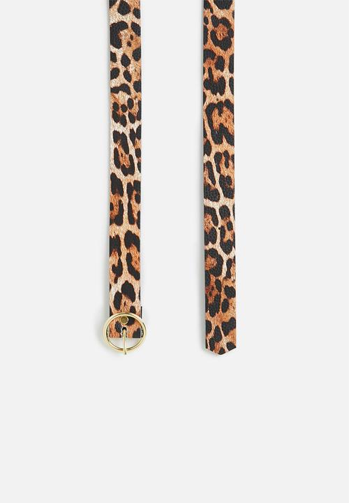 Superbalist - Minky pu belt - animal print