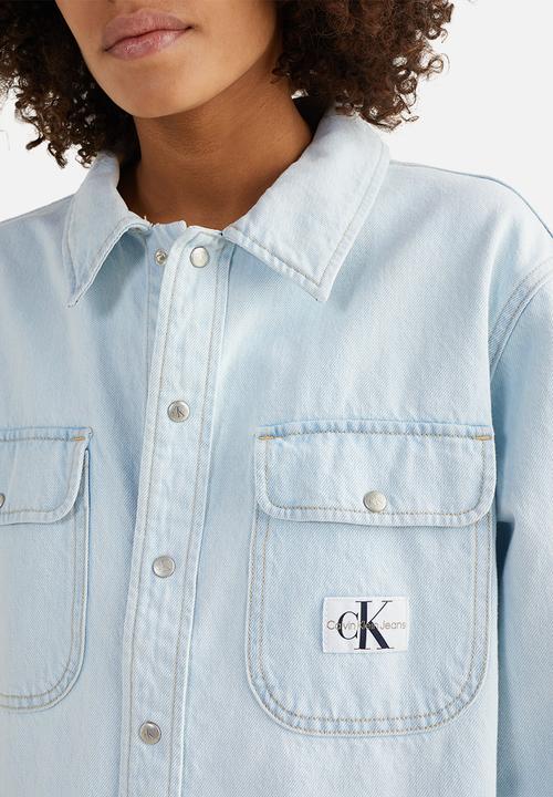 Calvin Klein - Shirt jacket - light blue 