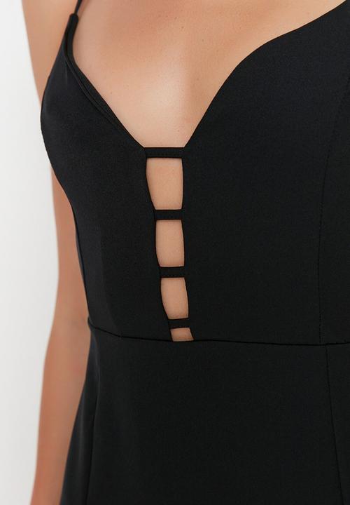 Trendyol - Cut-out bodycon dress - black