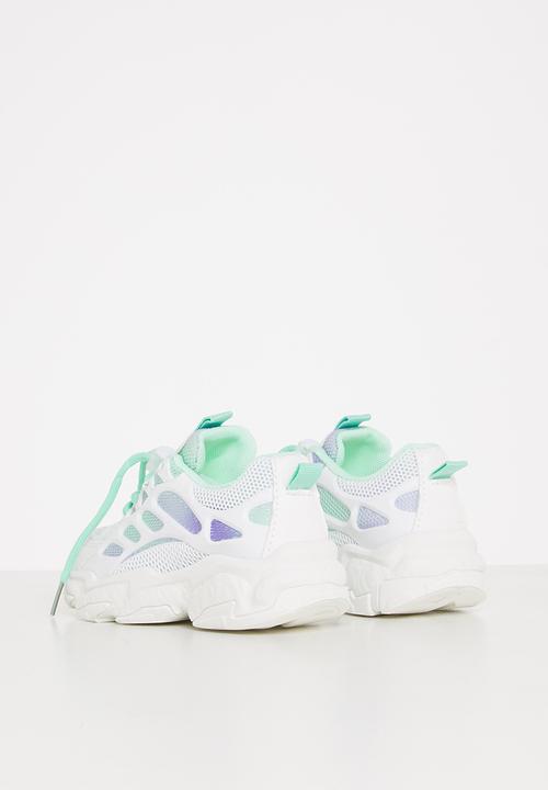 Pop Candy - Girls chunky sneaker - white & blue