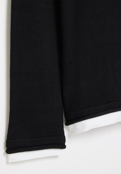 GUESS - Kids long sleeve sweater - black