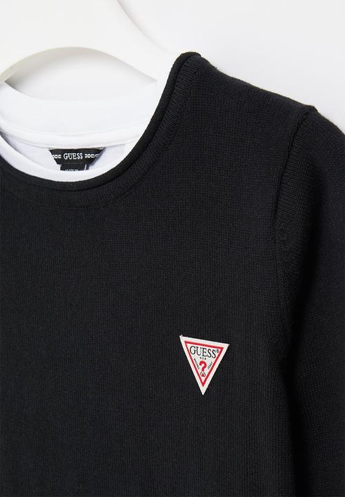 GUESS - Kids long sleeve sweater - black