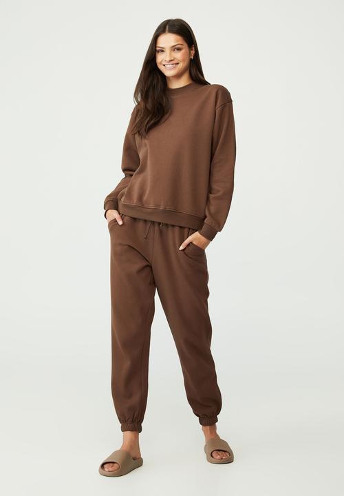 Cotton On - Classic crew sweatshirt - brown