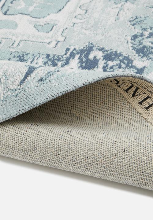 Hertex Fabrics - Heritage round rug - bluestone
