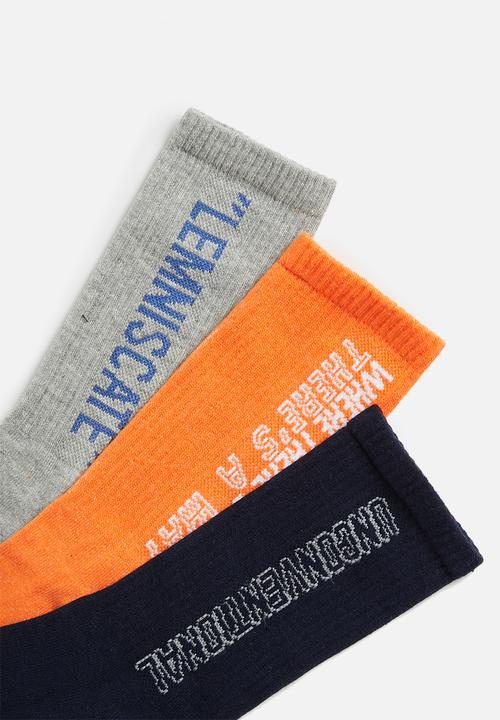 Trendyol - Printed 3 pack socks - multi