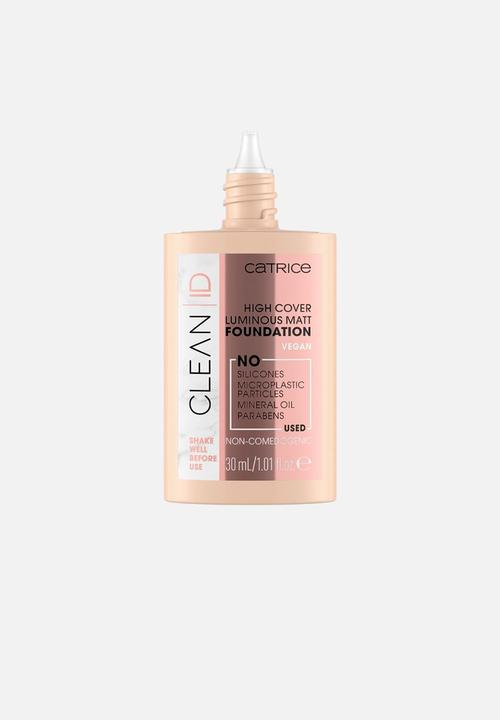 Catrice - Clean ID High Cover Luminous Matt Foundation - Light Almond