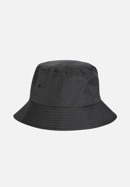 Calvin Klein - Utility grid bucket hat - storm front