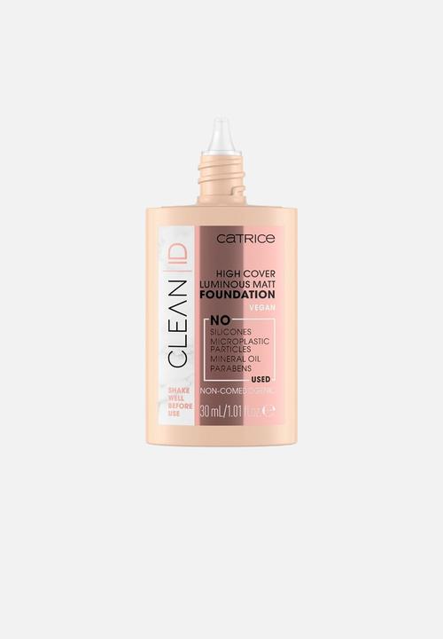 Catrice - Clean ID High Cover Luminous Matt Foundation - Neutral Sand