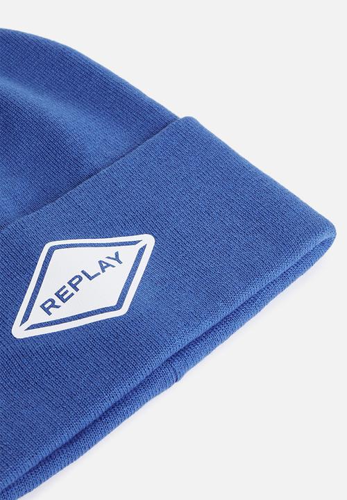 Replay - Triangle beanie - blue