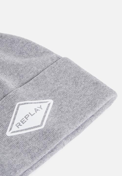 Replay - Triangle beanie - grey