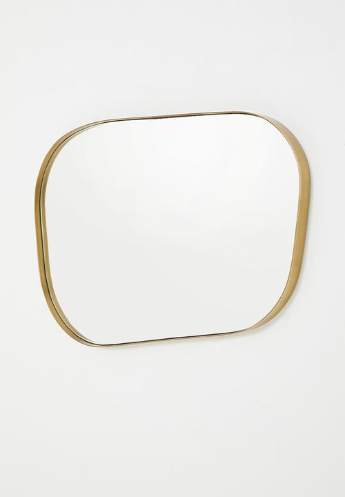 Hertex Haus - Iseo mirror medium - antique brass