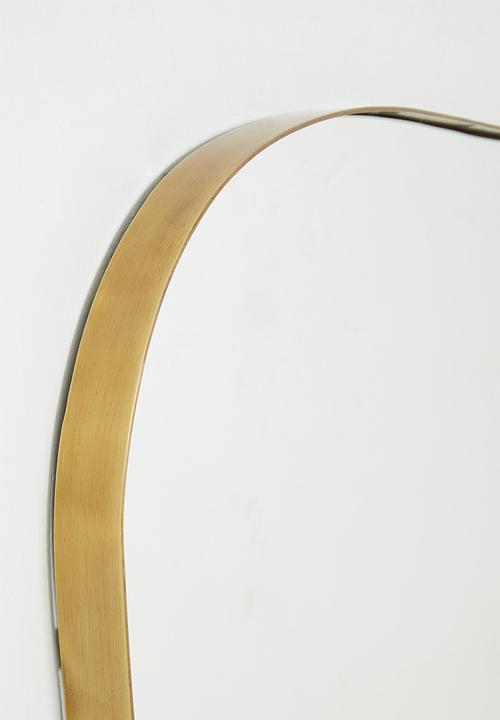 Hertex Haus - Iseo mirror medium - antique brass