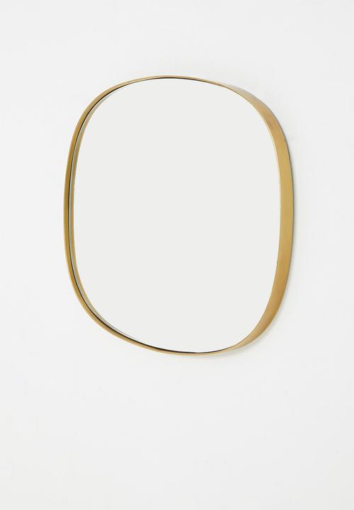 Hertex Haus - Garda mirror small - antique brass