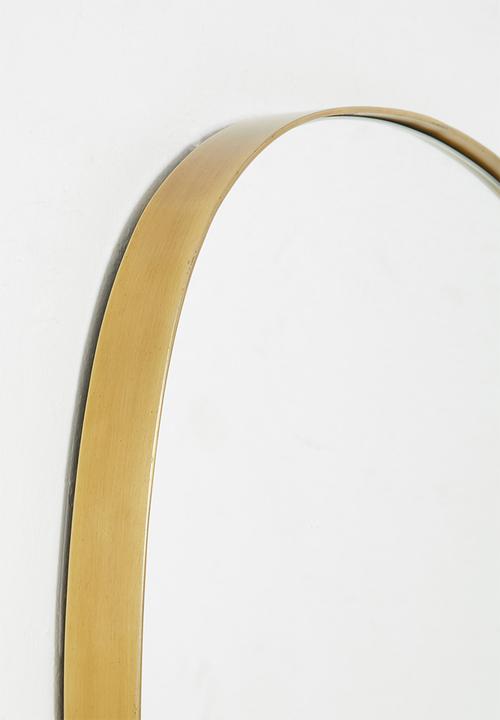 Hertex Haus - Garda mirror small - antique brass