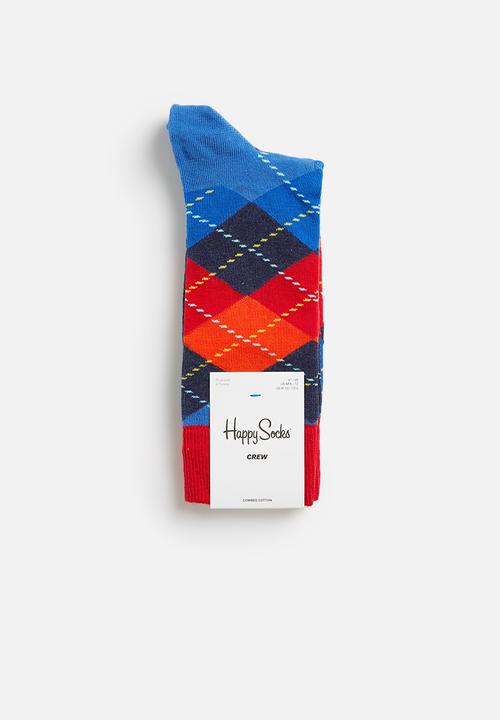Happy Socks - Argyle socks - blue