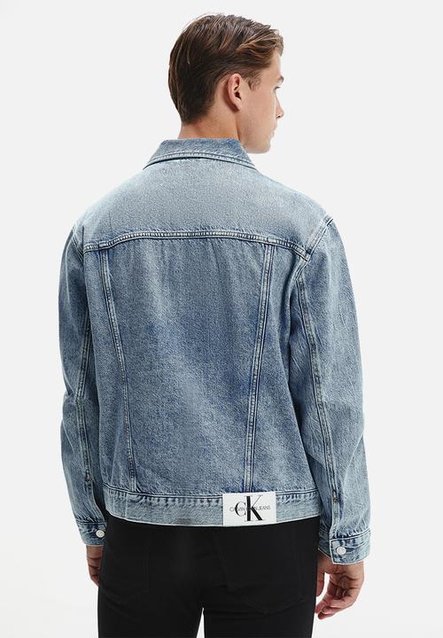 Calvin Klein - Regular 90s denim jacket - light blue