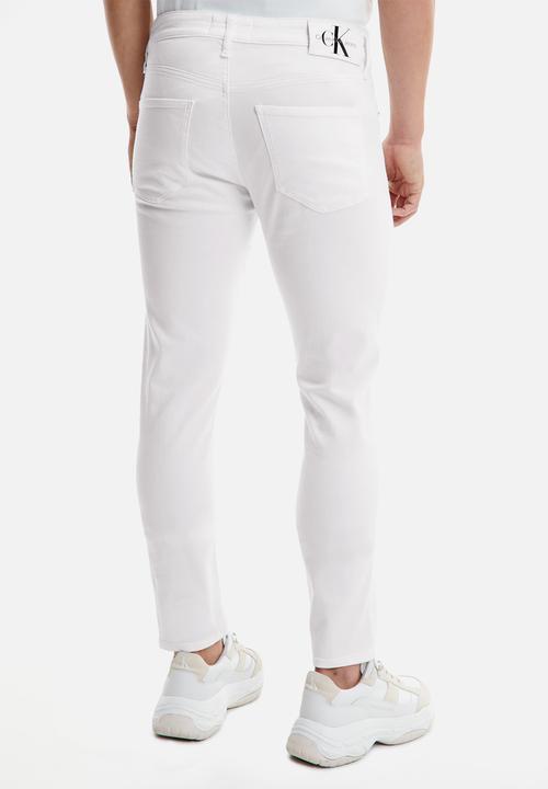 Calvin Klein - Skinny jeans - white