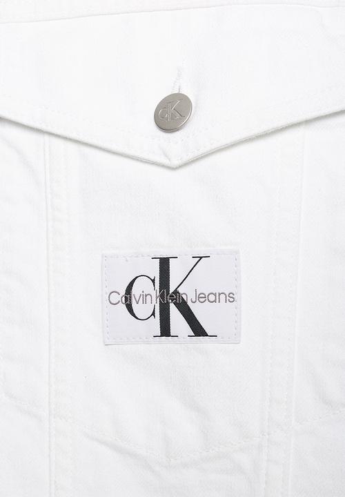 Calvin Klein - Extreme oversized denim jacket - white