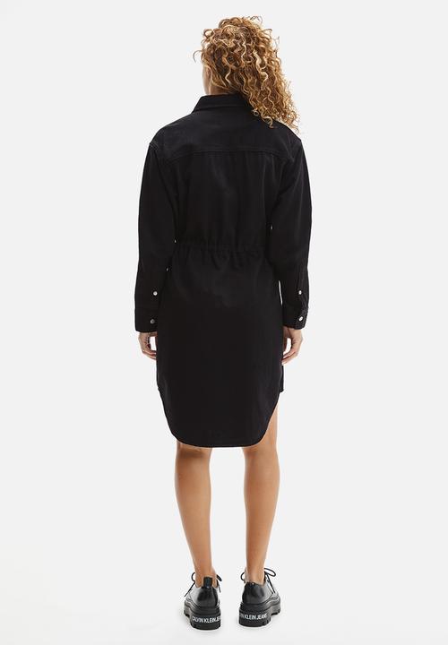 Calvin Klein - Dad shirt dress - denim black