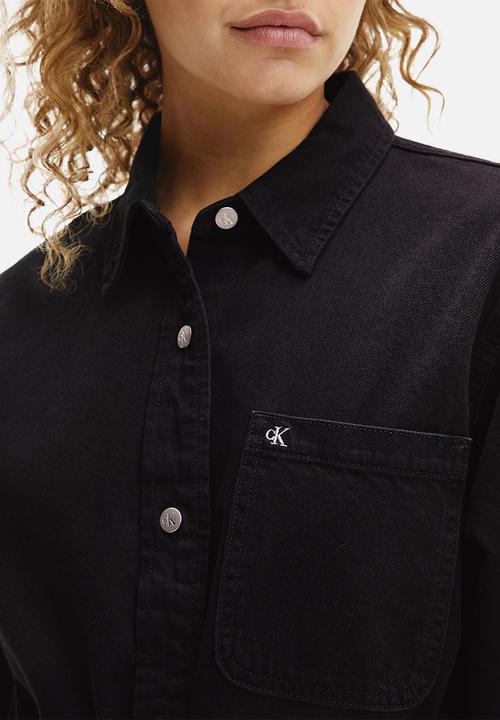 Calvin Klein - Dad shirt dress - denim black