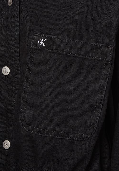 Calvin Klein - Dad shirt dress - denim black