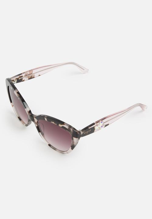 Guess Sun - Guess  gu7755-74u56-pink / bordeaux mirror