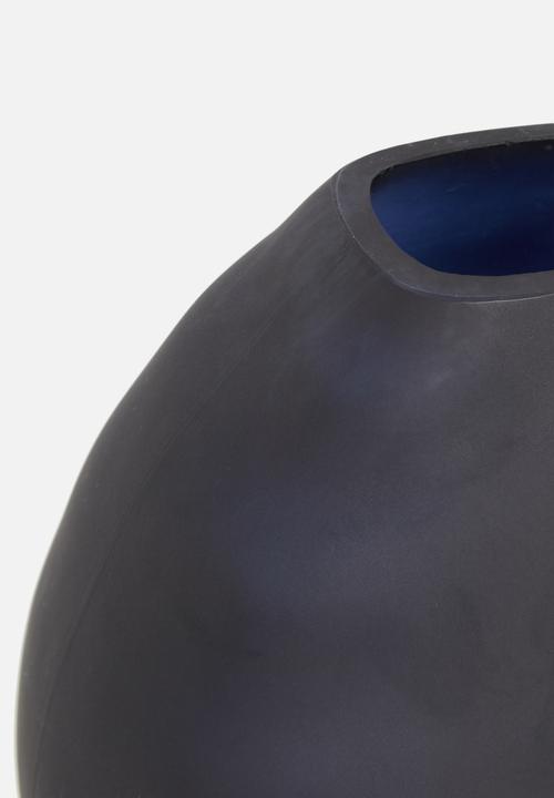 Hertex Haus - Stone vase medium - midnight