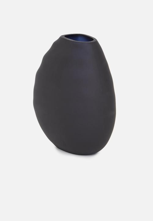 Hertex Haus - Stone vase medium - midnight