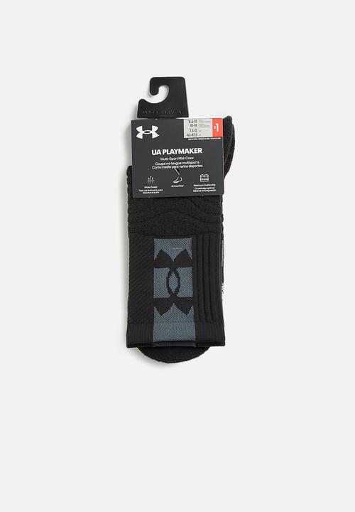 Under Armour - Ua playmaker mid-crew - black & pitchgray