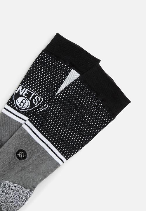 Stance Socks - Nets shortcut 2 socks - black & grey 