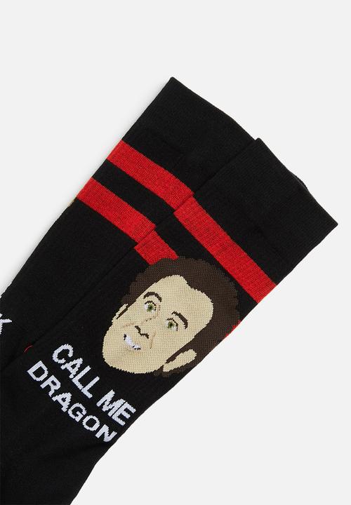 Stance Socks - Best friends socks - red & black 