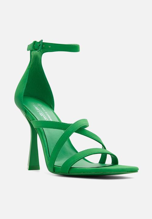 Call It Spring - Kelli heel - bright green