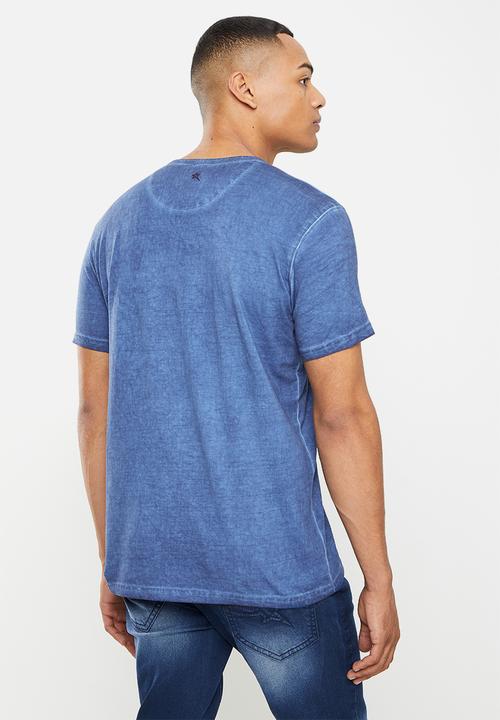 SOVIET - M klay short sleeve fashion tee  - blue