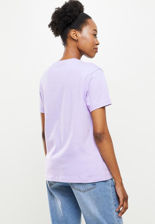 Vans - Mixed up gingham bff tee - languid lavender